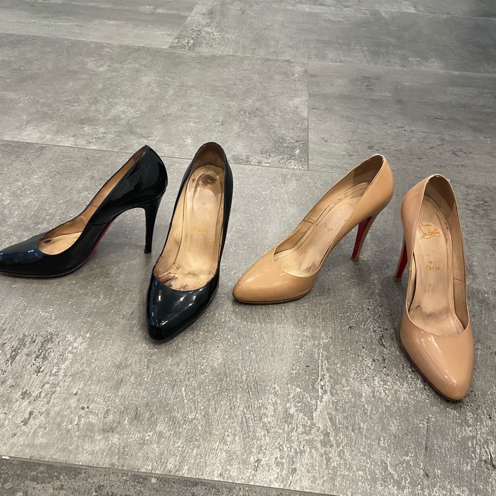 TWO pairs of Christian Louboutin pumps!